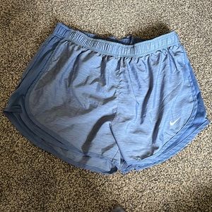 Blue Nike Dri Fit athletic shorts